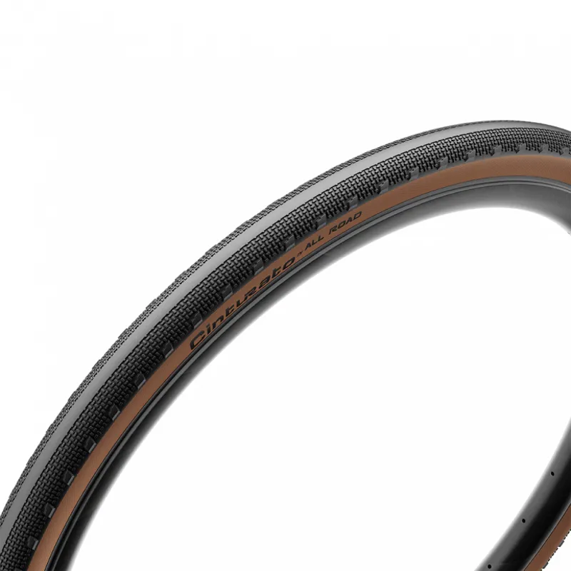 Pirelli Cinturato All Road 700c Tubeless Ready Gravel Bike Tyre - Tan
