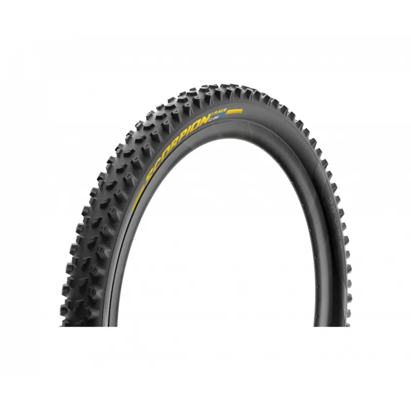 Pirelli Scorpion Race DH S DualWALL+ Mountain Bike Downhill Tyre - Yellow