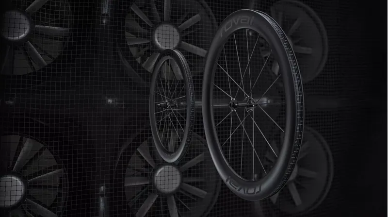 Roval Rapide Sprint CLX 700c Road Bike Wheelset - Gloss Carbon/White-1