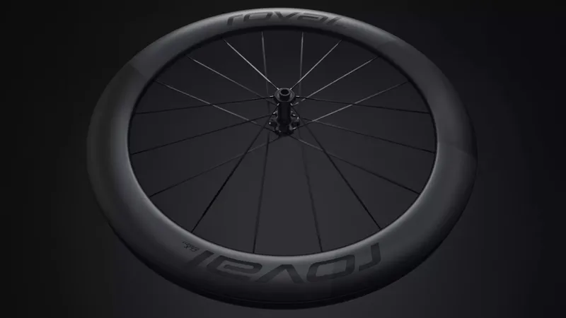 Roval Rapide Sprint CLX 700c Rear Road Bike Wheel - Gloss Carbon/White-6