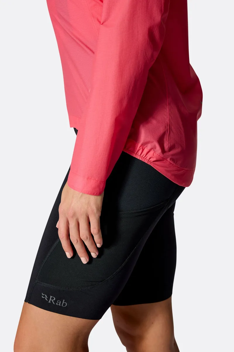Rab Cinder Phantom Womens Waterproof Mountain Bike Jacket - Hibiscus-8