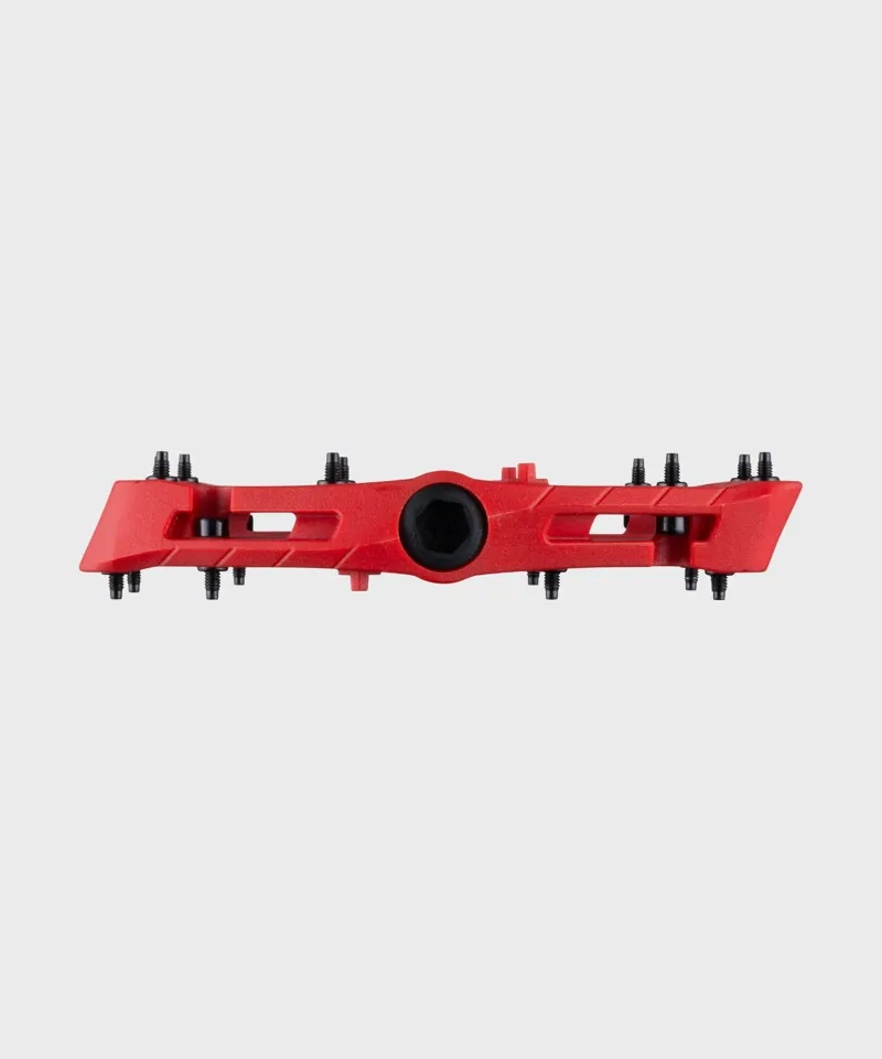 Race Face Chester Flat Mountain Bike Pedals - Red-1