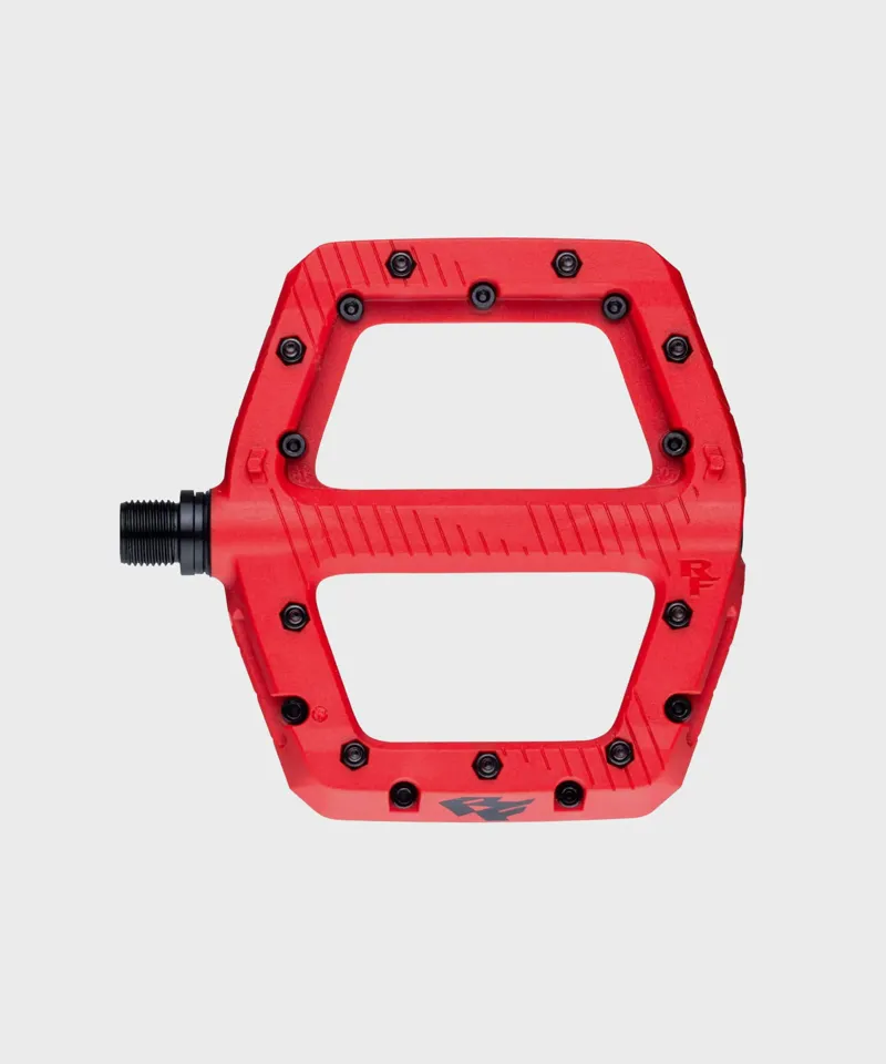 Race Face Chester Flat Mountain Bike Pedals - Red-2