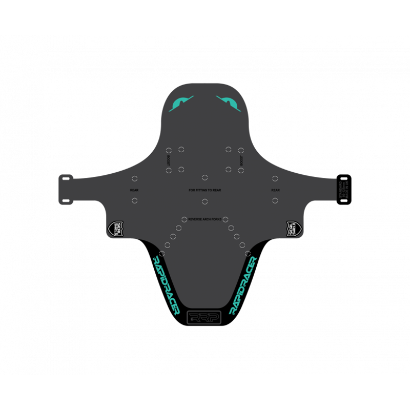 Rapid Racer Products RRP EnduroGuard Front Standard MTB Mudguard - Turquoise