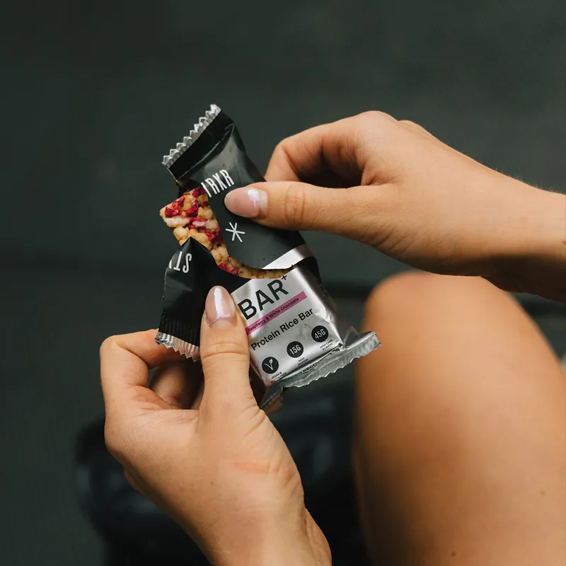 STYRKR Bar+ Protein Rice Recovery Bar - Raspberry/White Chocolate-2