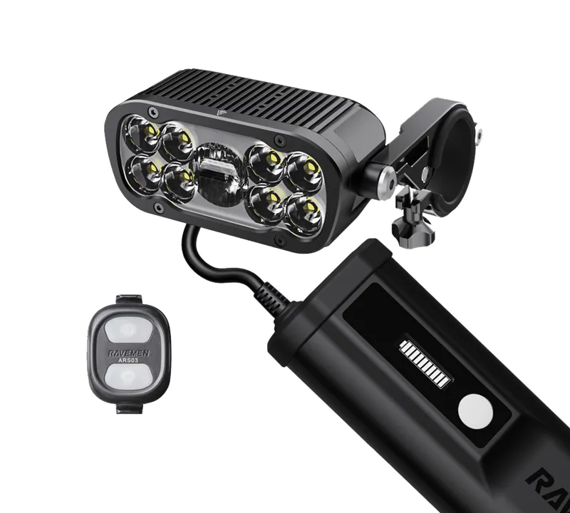 Ravemen XR6000 Wireless Switch Control MTB Front Battery Pack Headlight