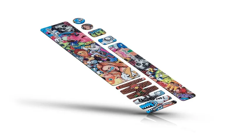 RieSel Bike Frame Guard Set Stickerbomb