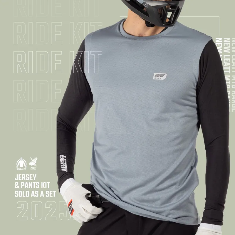 Leatt Junior Mountain Bike 1.0 Ride Kit - Black-1