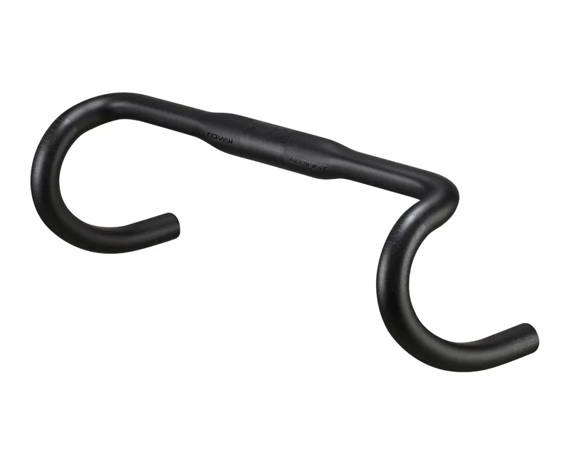 Roval Alpinist Road Bike Drop Handlebars - Satin Carbon/Gloss Black-3