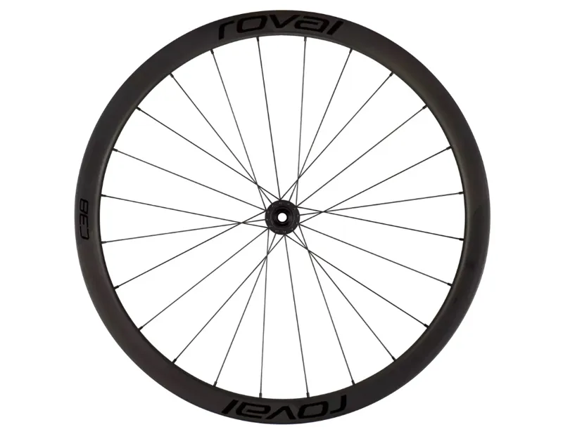 Roval Rapide C 38 Disc 700c Gravel Cycling Wheel - Satin Carbon/Black-4
