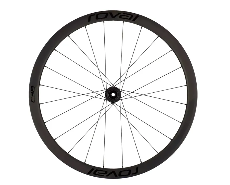 Roval Rapide C 38 Disc 700c Gravel Cycling Wheel - Satin Carbon/Black-7