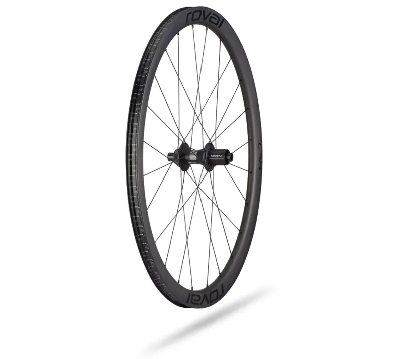 Roval Rapide C 38 Disc 700c Gravel Cycling Wheel - Satin Carbon/Black-8