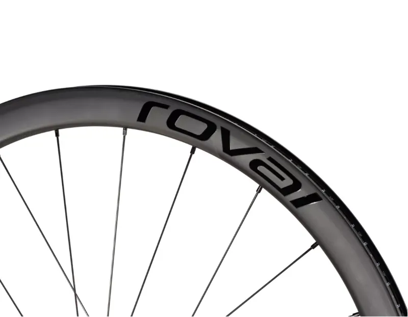 Roval Rapide C 38 Disc 700c Gravel Cycling Wheel - Satin Carbon/Black-1