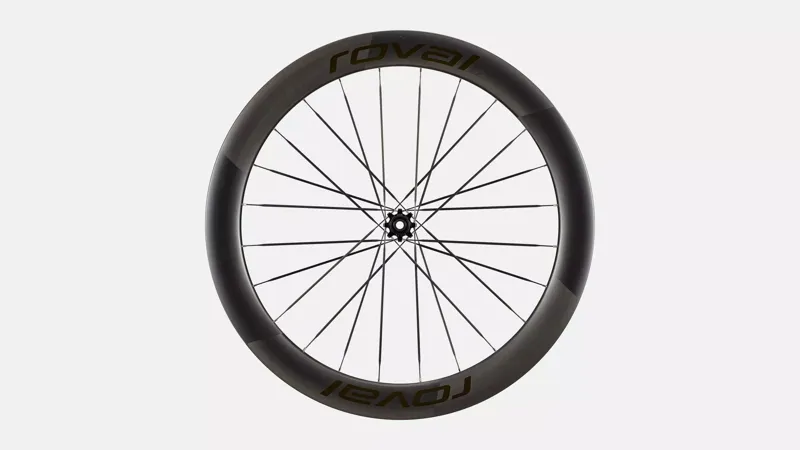 Roval Rapide Sprint CLX 700c Rear Road Bike Wheel - Satin Carbon/Black-4
