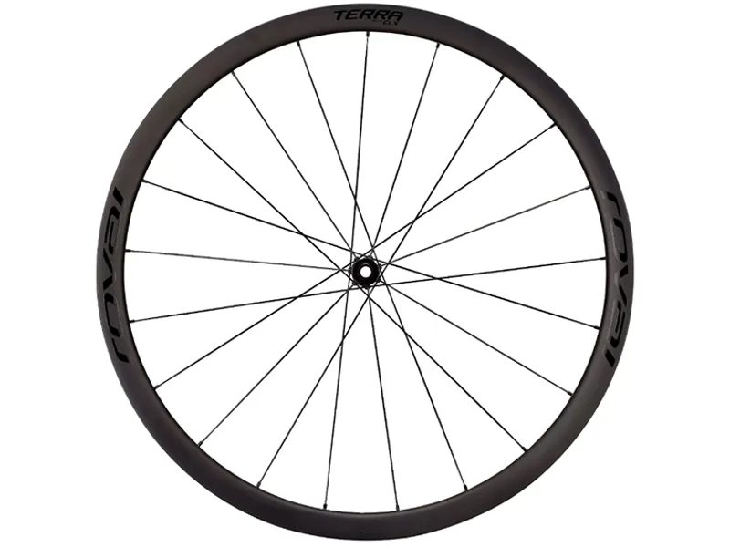 Roval Terra CLX II 700c Gravel Wheelset - Satin Carbon/Gloss Black-2