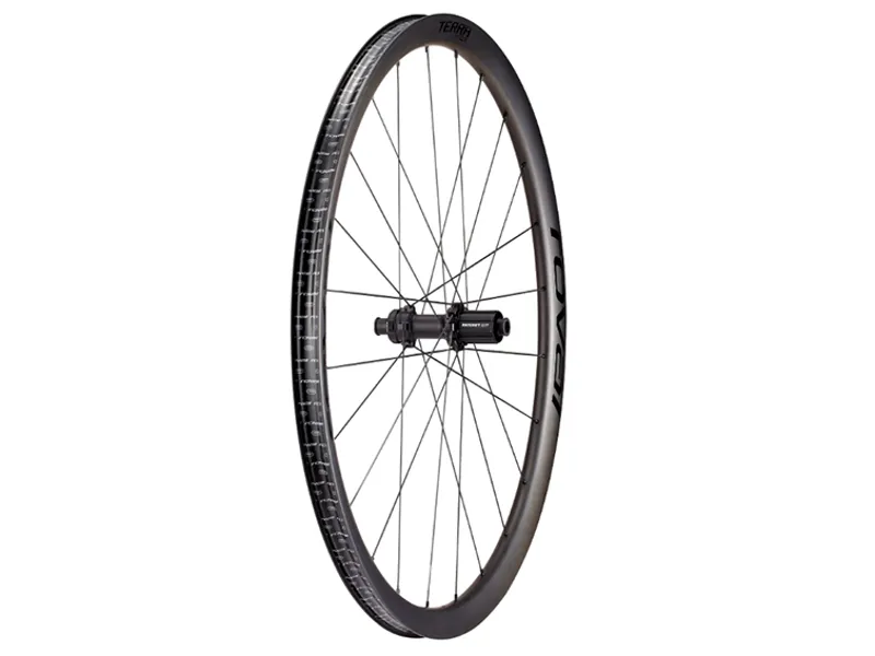 Roval Terra CLX II 700c Gravel Wheelset - Satin Carbon/Gloss Black-4