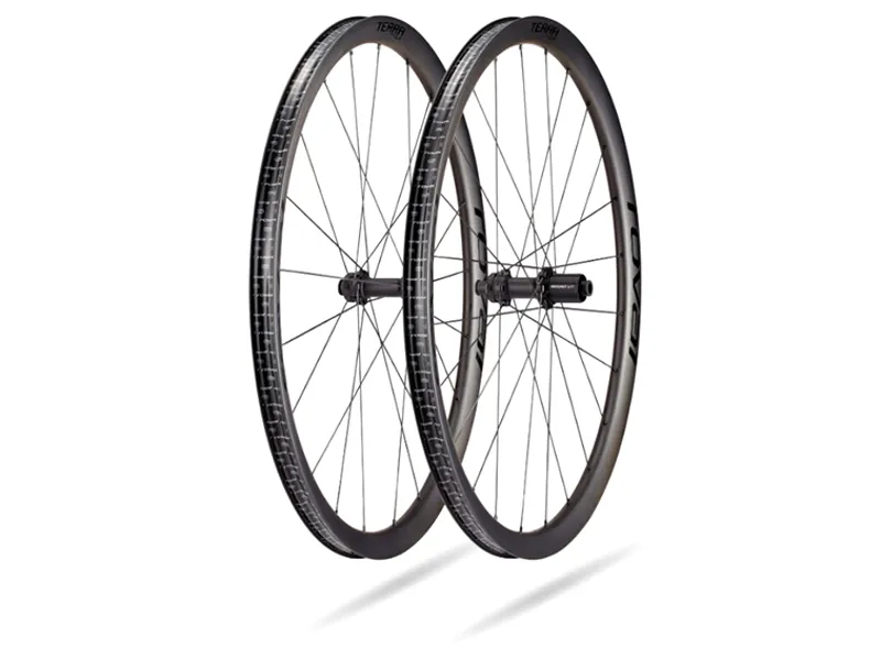 Roval Terra CLX II 700c Gravel Wheelset - Satin Carbon/Gloss Black