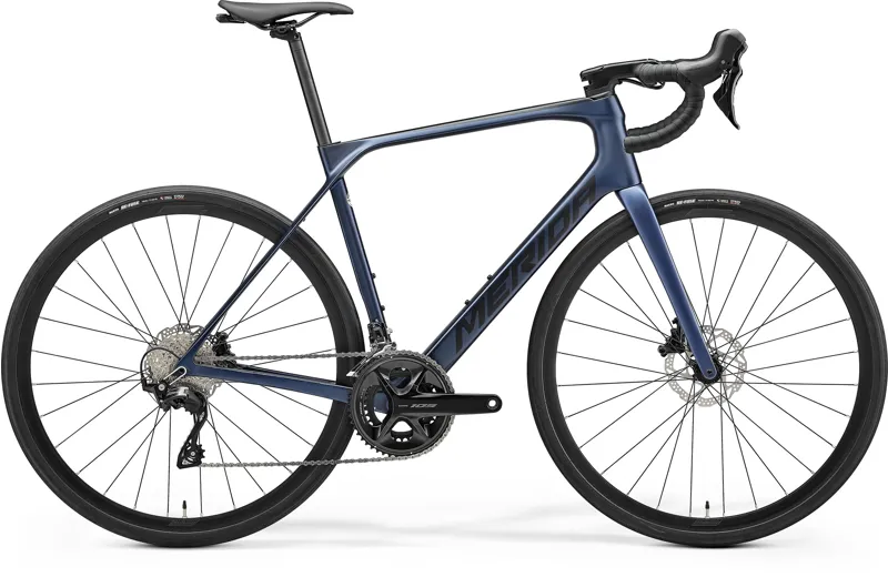 2025 Merida Scultura Endurance 4000 Road Bike - Silk Blue/Black