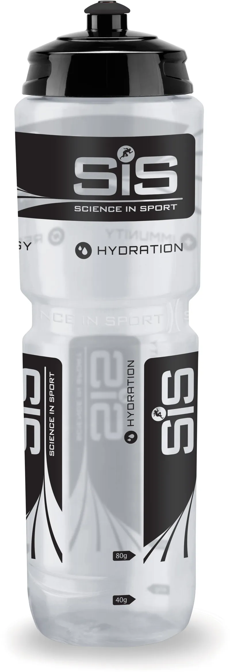 SIS Drinks Bottle 1000ml Wide Neck - Clear