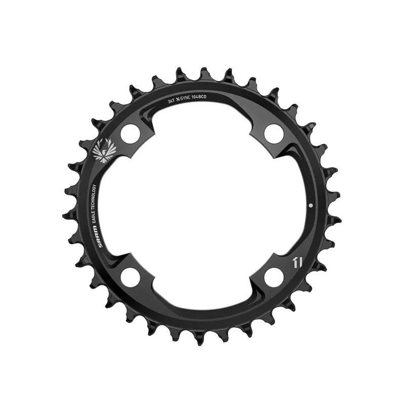 SRAM Chainring X-Sync 2 34T 104 BCD Alum 12-Speed - Black