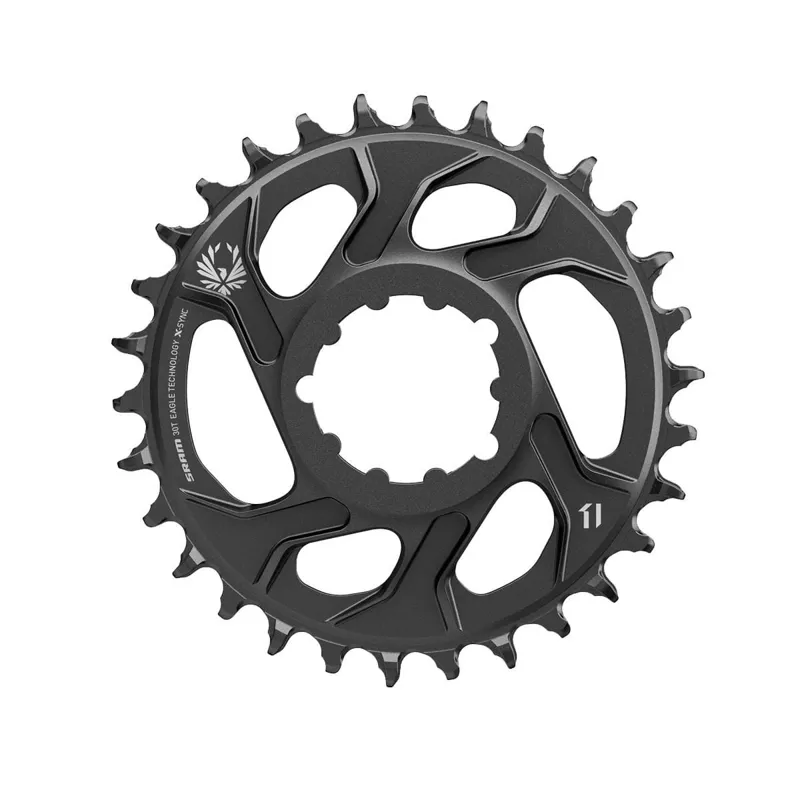 SRAM Chainring X-Sync 2 Direct Mount 6mm Offset Cold Forged Aluminium 30T - Black