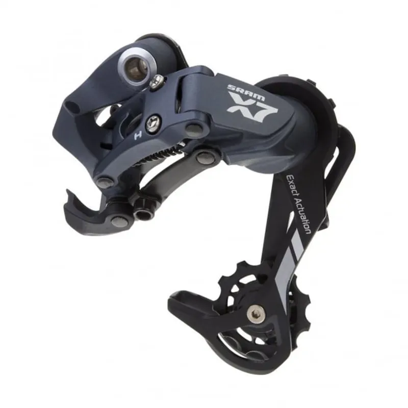 SRAM X7 Rear Derailleur 9 Speed Long Cage Storm Grey
