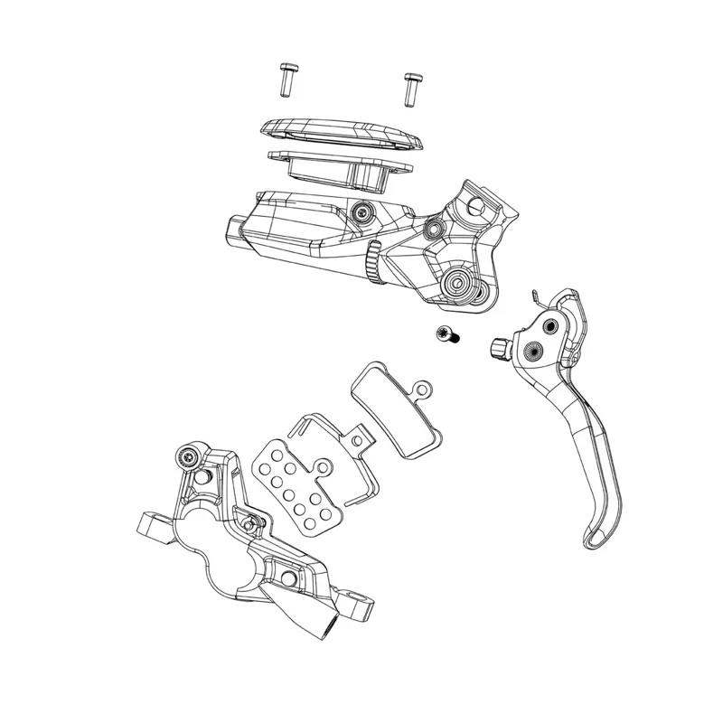 SRAM APEX DB Exchange Kit Brake Disc Left with Hood