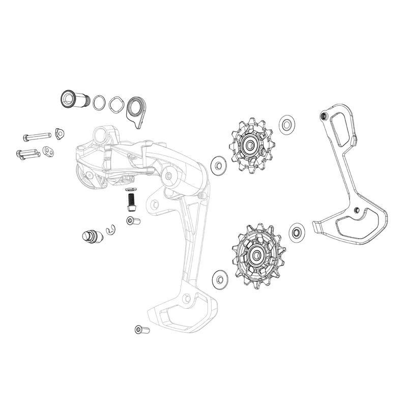 SRAM Apex XPLR AXS Rear Derailleur Pulley Kit