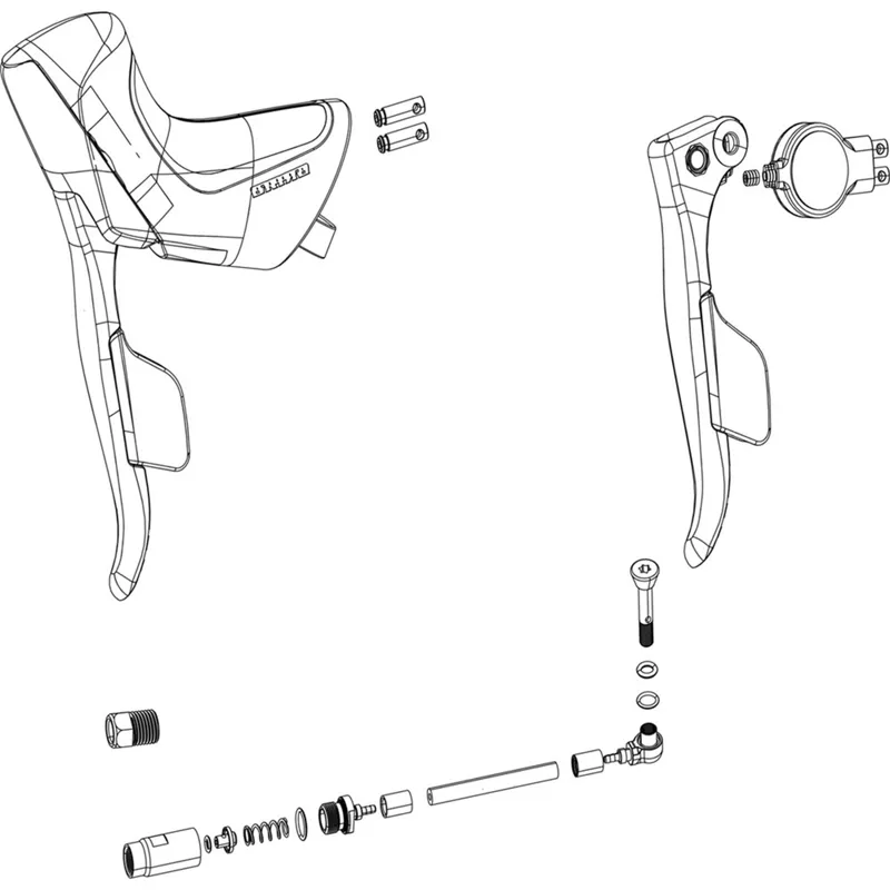 SRAM Force E1 ED Exchange Kit Shifter and Brake AXS Disc with Hood - Right