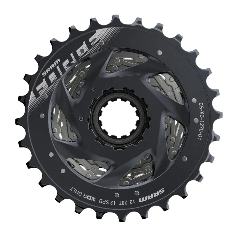 SRAM Force eTap AXS XG-1270 12-Speed Cassette - Silver-1
