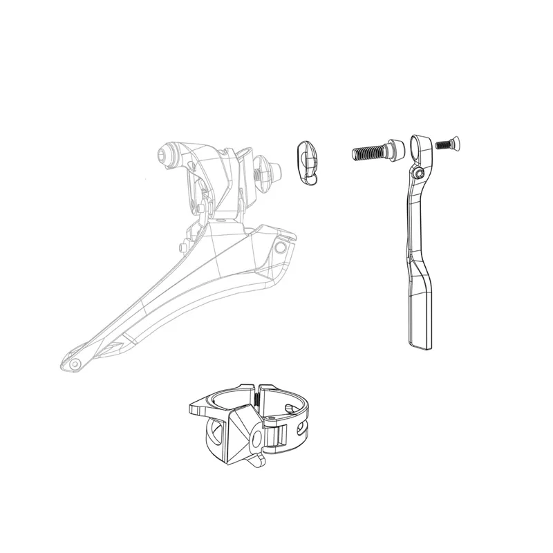 SRAM Force Wide eTap AXS Front Mech/Derailleur Spare Parts Kit