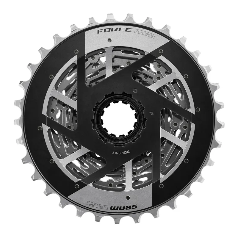 SRAM Force XG-1270 E1 12-Speed Cassette 10-28T - Silver-1