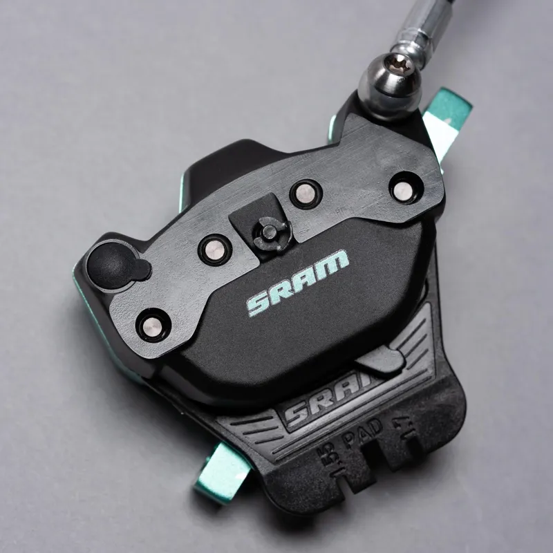 SRAM Maven Ultimate Stealth Expert Brake Kit - Limited Edition Teal Splatter-2