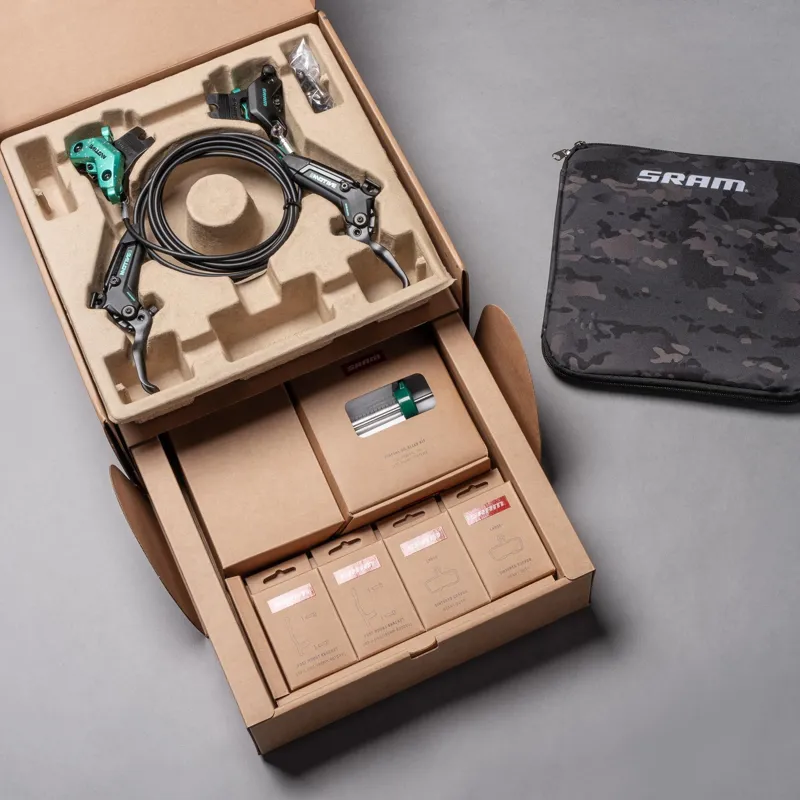 SRAM Motive Ultimate Teal Splatter Expert Brake Kit-3