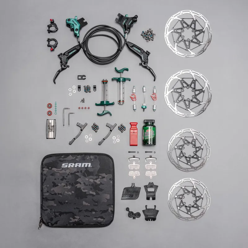 SRAM Motive Ultimate Teal Splatter Expert Brake Kit