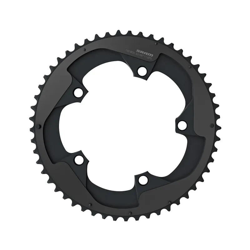 SRAM Red B2 X-Glide 53T Yaw 11-Speed S3 130 5mm 2-Pin Road Chainring 53-39