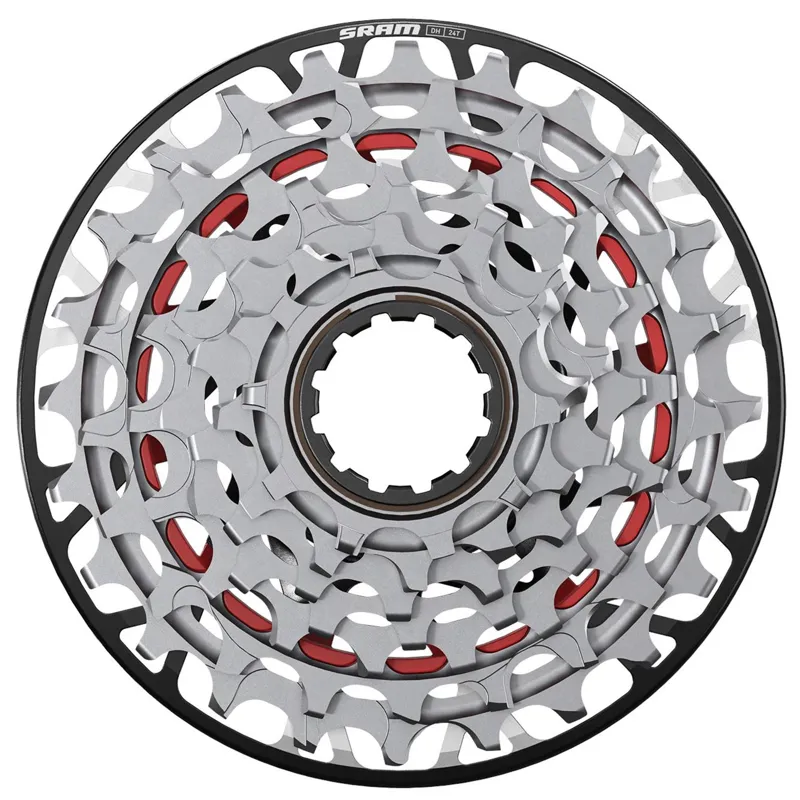 SRAM XS-797 T-Type 7-Speed Downhill XD 10-24 Cassette for Slim Driv