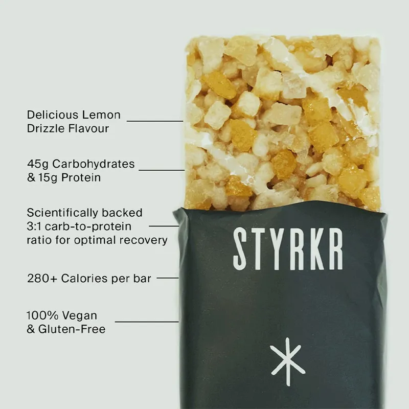 STYRKR Bar+ Protein Rice Recovery Bar - Lemon Drizzle-1