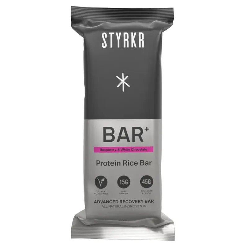STYRKR Bar+ Protein Rice Recovery Bar - Raspberry/White Chocolate