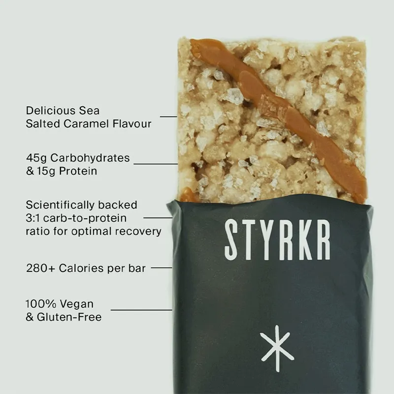 STYRKR Bar+ Protein Rice Recovery Bar - Sea Salted Caramel-3