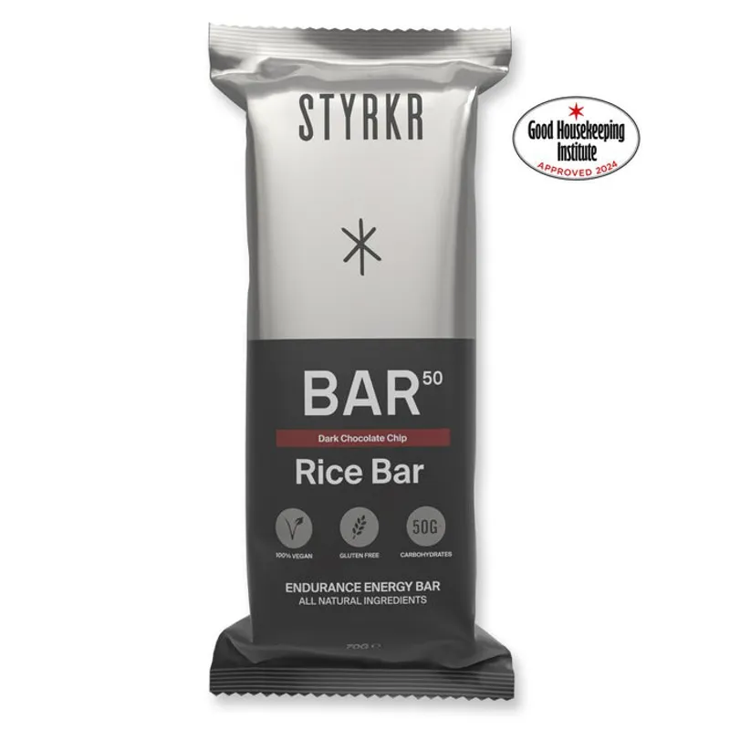 STYRKR Bar50 High Carb Rice Energy Bar - Dark Chocolate Chip