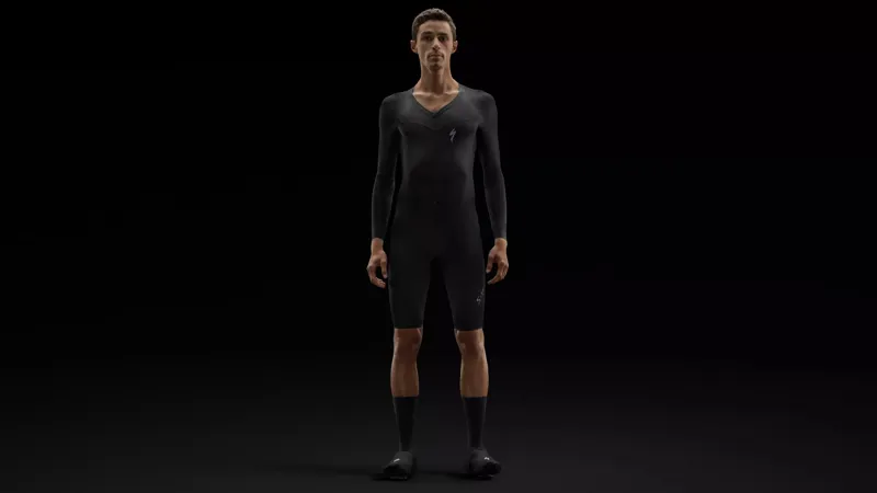 S-Works Aero Mens Long Sleeve Cycling Skin Suit - Black