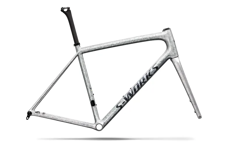 2026 S-Works Aethos 2 FACT 12r Carbon Road Bike Frameset - Gloss Silver
