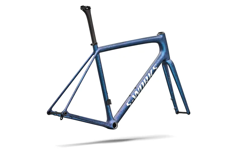 2026 S-Works Aethos 2 FACT 12r Carbon Road Bike Frameset - Black Ink Wash-2