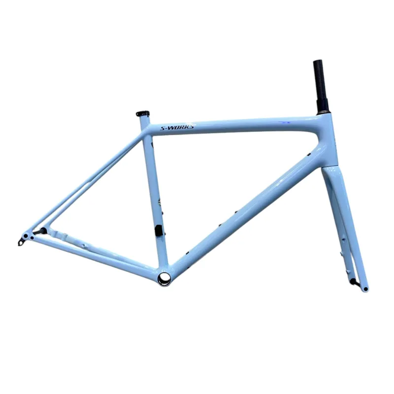 2024 S-Works Aethos Road Bike Frameset - Arctic Blue/Black - Size 56cm