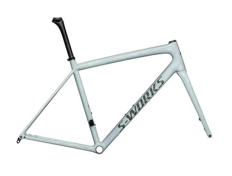 2025 S-Works Aethos Road Bike Frameset - Gloss Sea Foam