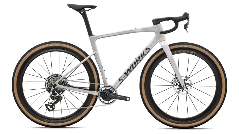 2027 S-Works Crux 5 Gravel Bike - Silver Dust/Amethyst Frost