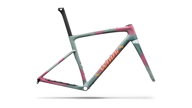 2027 S-Works Crux 5 Gravel Bike Frameset - Agave Grey/Phonton Tint