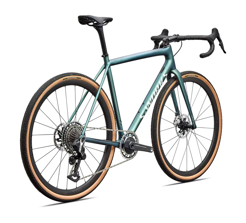 2026 S-Works Crux SRAM Red XPLR Gravel Bike - Premium Fjord/Dolomite-2
