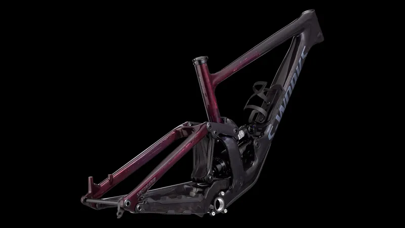 2025 S-Works Enduro Mountain Bike Frameset - Gloss Rebel Pink Tint Carbon-2